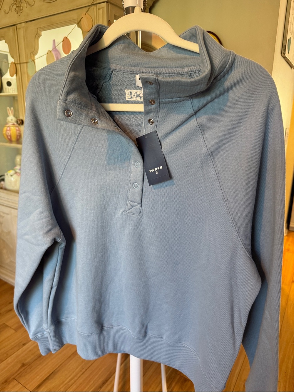Parke x Target Snap Movkneck Popover Light Blue Size XXS/XS
